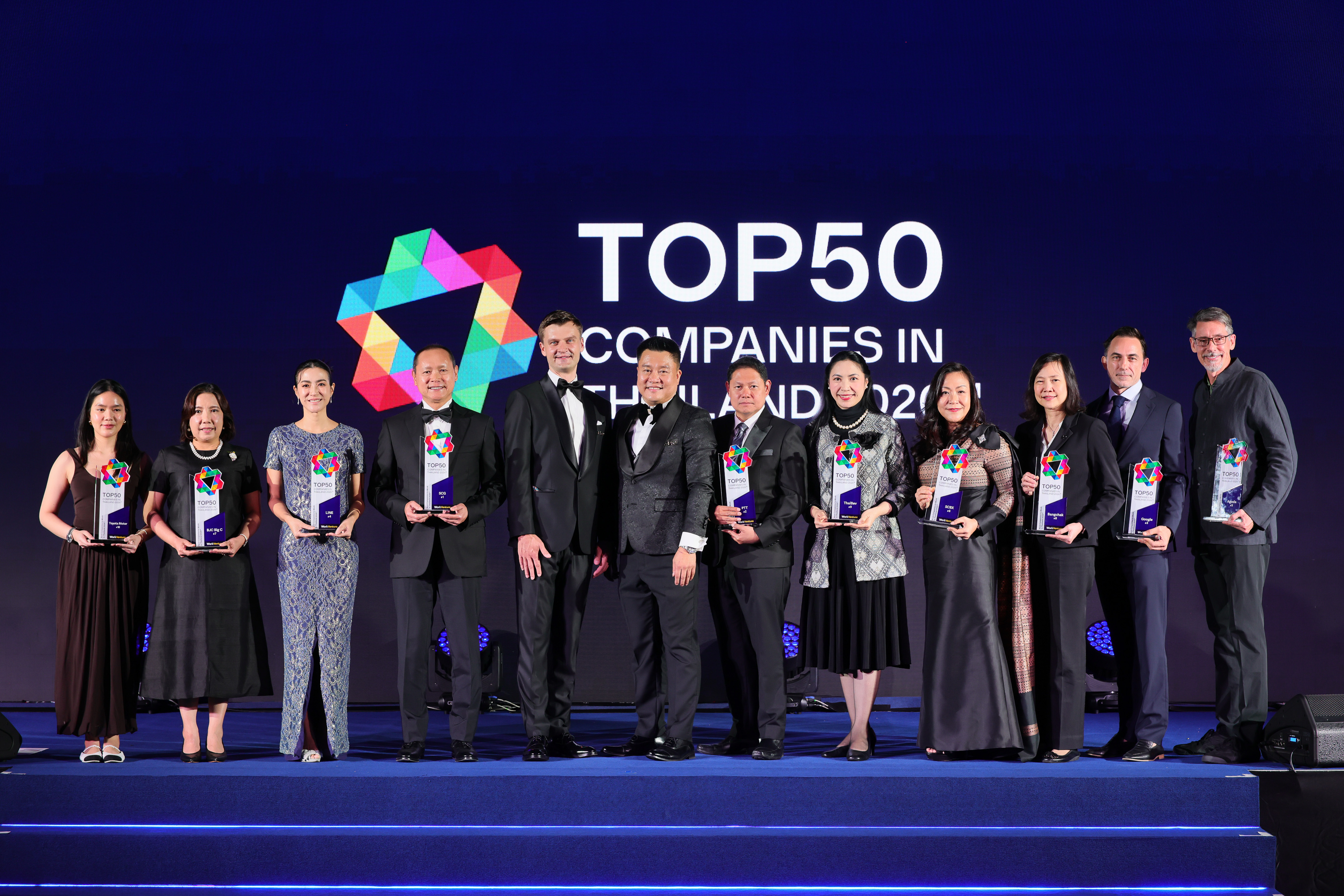 TOP50 Companies Thailand 2026 Awards Ceremony - Award presentation and trophy ceremony