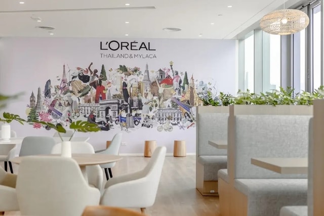 โซนทำงานเงียบ L'Oréal Thailand กรุงเทพ - วัฒนธรรมการทำงานในไทย