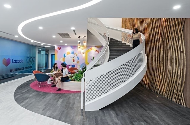 พื้นที่ทำงานร่วมกัน Lazada ประเทศไทย - สถานที่ทำงานที่ดีที่สุดในไทย