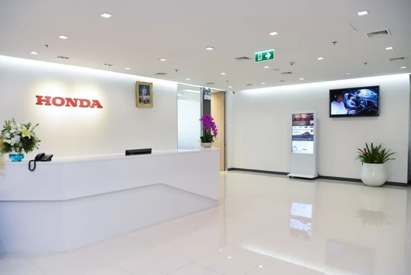 Honda Thailand collaborative team area — best places to work in Thailand