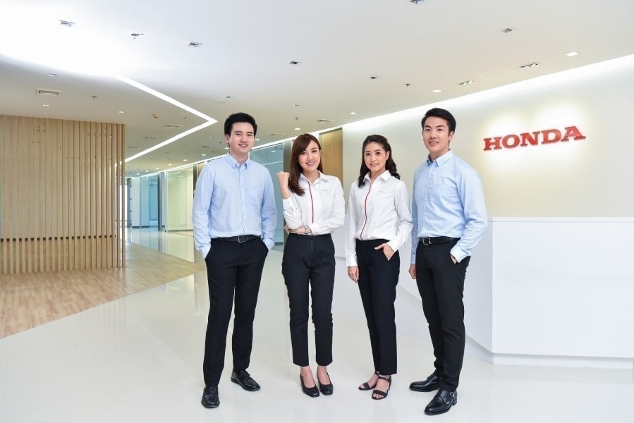 Honda Thailand lounge and breakout space — top employer Thailand
